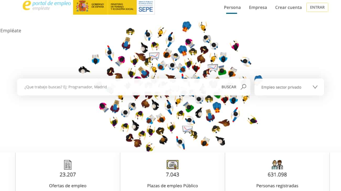 Ofertas de empleo del SEPE oferta empleo SEPE