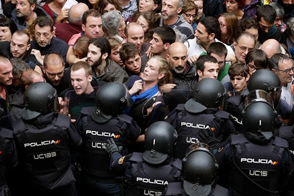 Manifestación en Barcelona