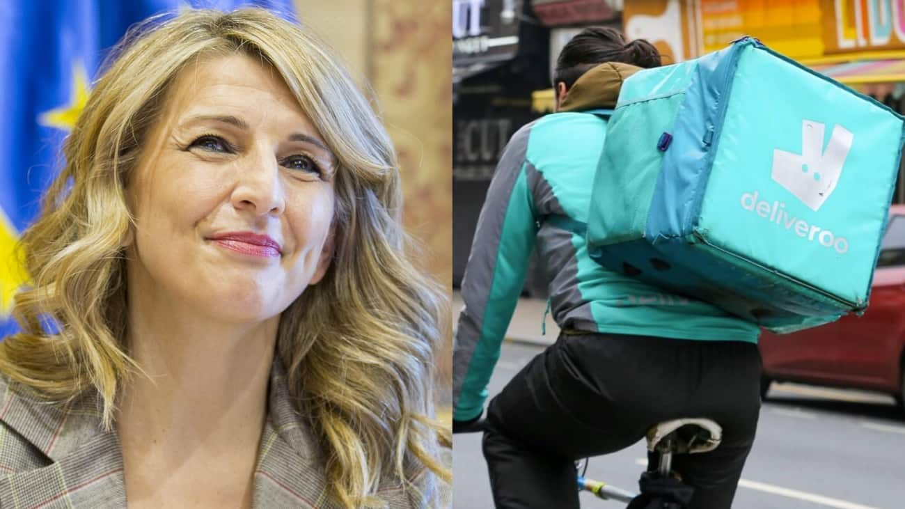 Ministra Yolanda Díaz y un trabajador de Deliveroo Una crónica de una despedida anunciada que escribe hoy su epílogo. Deliveroo echa la persiana en España. La empresa de reparto de comida a domicilio cesa toda actividad a nivel nacional tras la entrada en vigor de la controvertida ley rider, que regula la relación laboral entre los repartidores y las plataformas dedicadas a ello y que otorgaba a estos tres meses para adaptarse a sus cambios. Ser más transparentes y accesibles en base a cómo funcionan sus aplicaciones y métodos de trabajo, reconocer a sus trabajadores y ofrecerle esos derechos por ley. Los principales caballos de batalla del texto legal que entró en vigor el 13 de agosto, convertido en una de las obsesiones del Ministerio de Trabajo, en general, y de Yolanda Díaz, en particular, y que convierte a España en pionera en la materia. Su principal leitmotiv es condenar la ilegalidad de la figura del tan recurrido falso autónomo con la que trabajan la mayoría de estas aplicaciones de reparto de pequeñas mercancías para igualar el juego de las emp