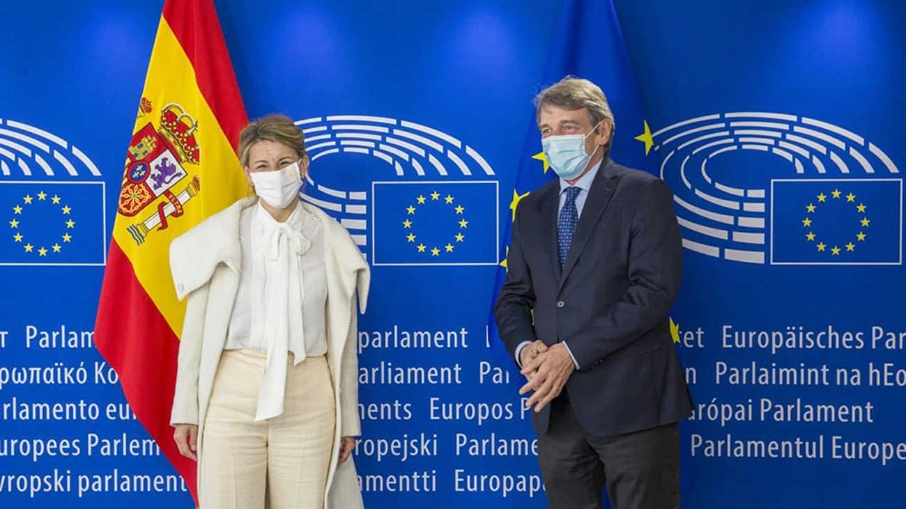 Yolanda Díaz propone a la Comisión Europea con los fondos para ERTE sean permanentes España pide a la UE que los fondos europeos para los ERTE sean permanentes
