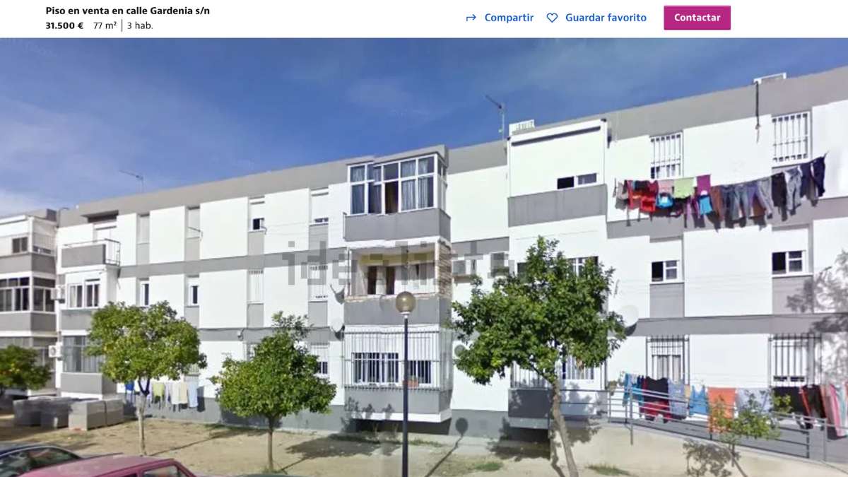 Piso en venta en Villamartín, Ciudad Real por un precio de 31.500 euros