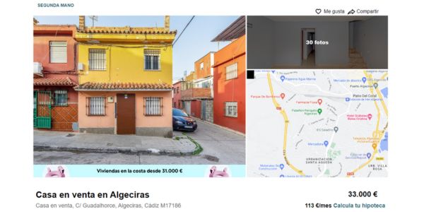 Casa en venta en Algeciras