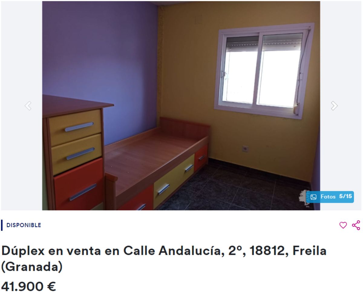 Dúplex en venta por 41.900 euros