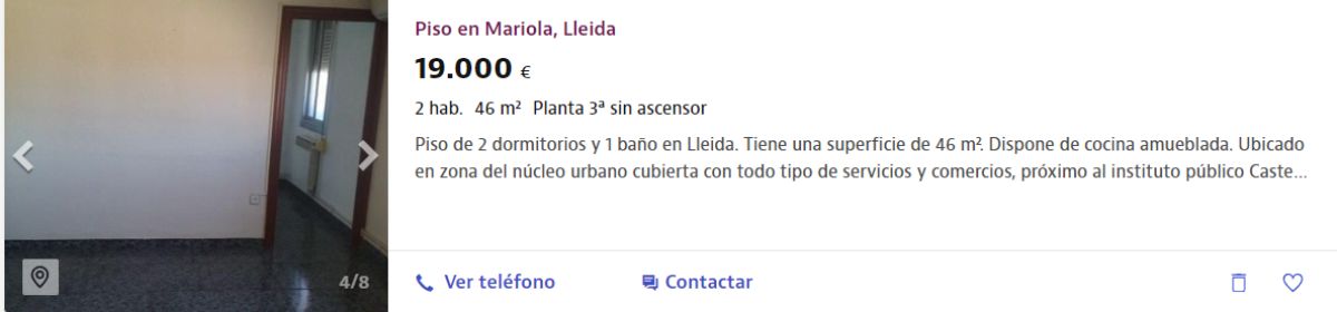 Piso de en venta en Lleida