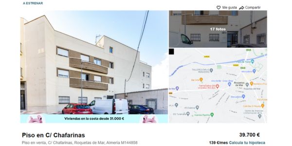 Piso en venta en Roquetas de Mar