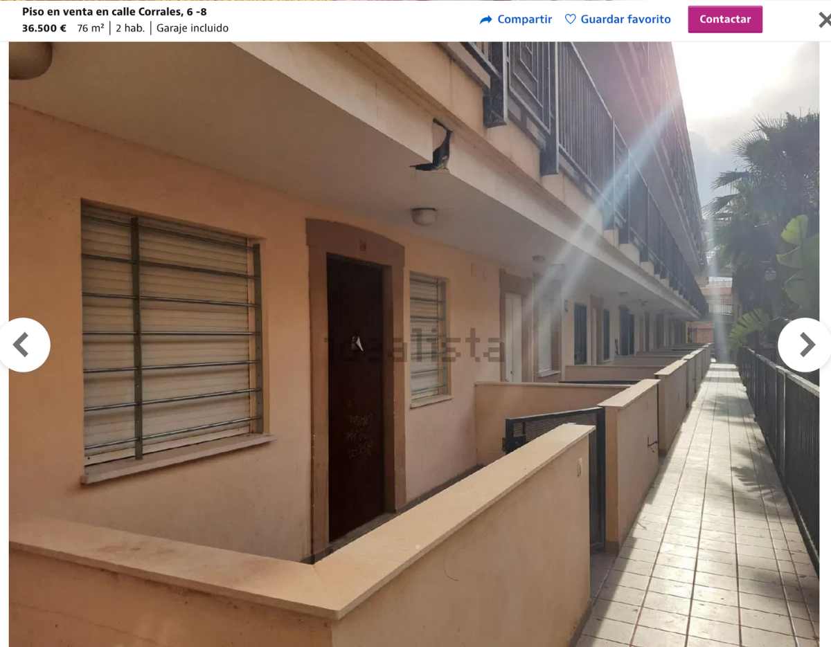 Piso en venta en El Ejido (Almería) por un precio de 36.500 euros 