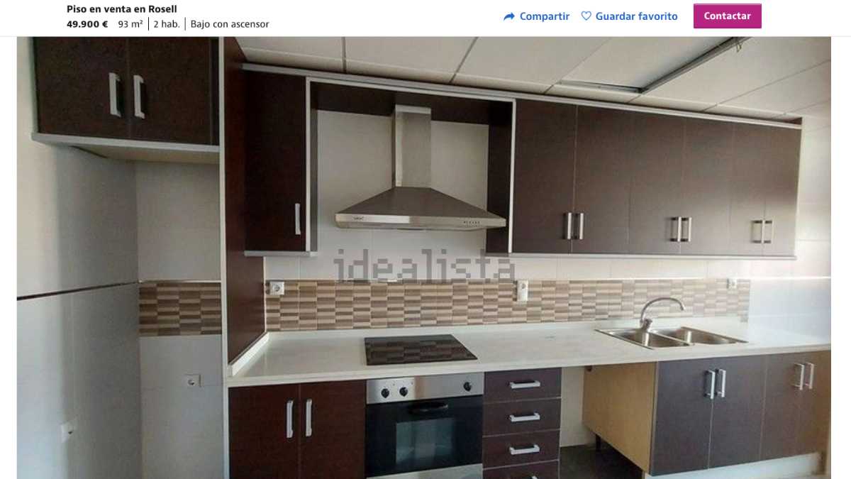 Piso en venta en Rosell, Castellón por un precio de 49.900 euros