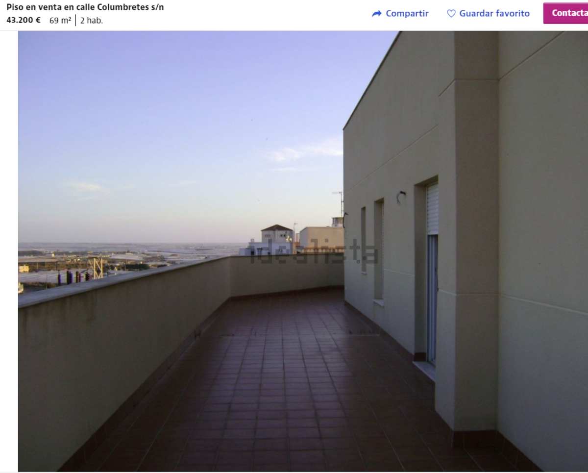 Piso en venta en Santa María del Águila (El Ejido) por un precio de 43.200 euros 