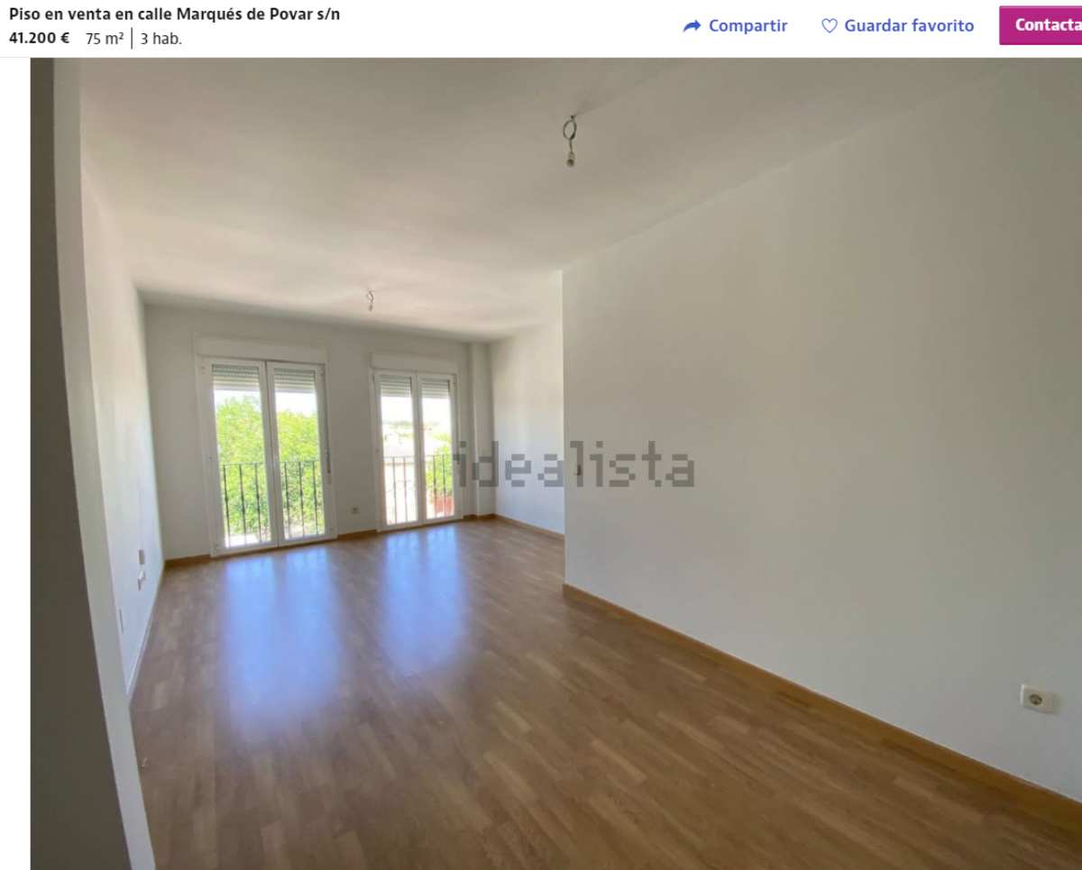 Piso en venta en Malpica de Tajo por un precio de 41.200 euros 