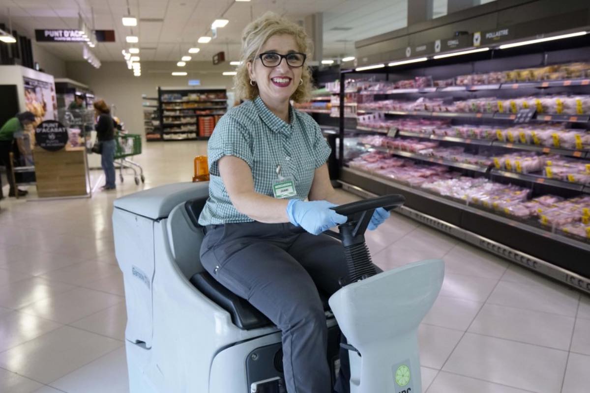 Trabajadora de Mercadona