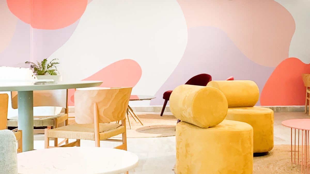 Oficina colores pastel