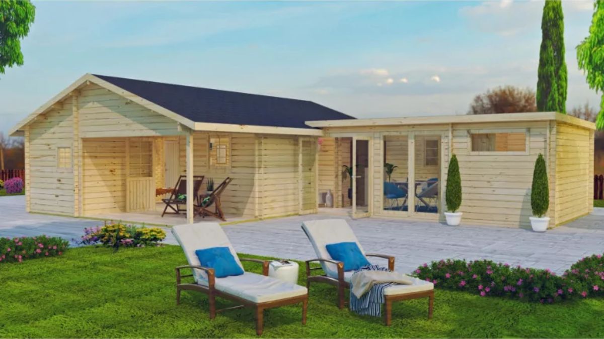 Fachada casa prefabricada Euskadi | Casas de Madera Modernas