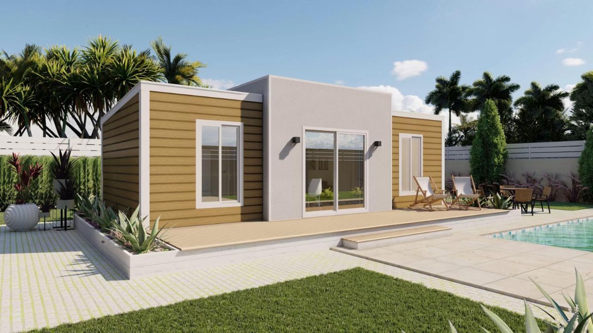 Fachada casa prefabricada Karma 