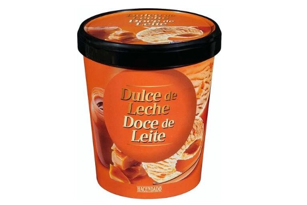 Helado de dulce de leche de Mercadona
