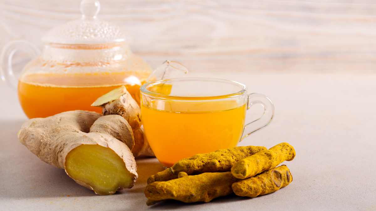 Infusión de cúrcuma y pimienta