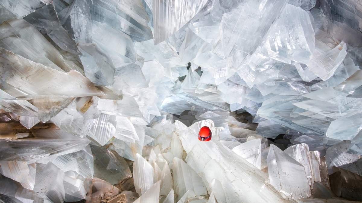 Interior de la geoda de Pulpí