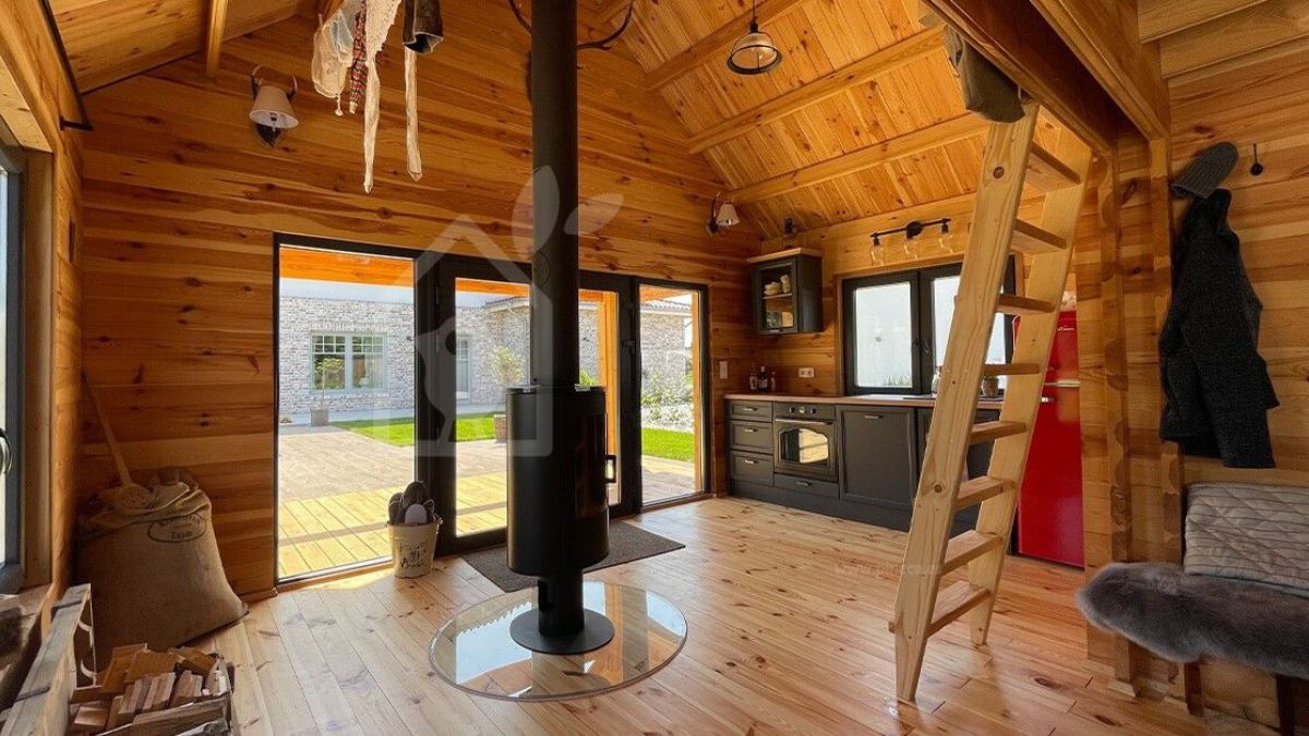 Interior casa prefabricada Agata