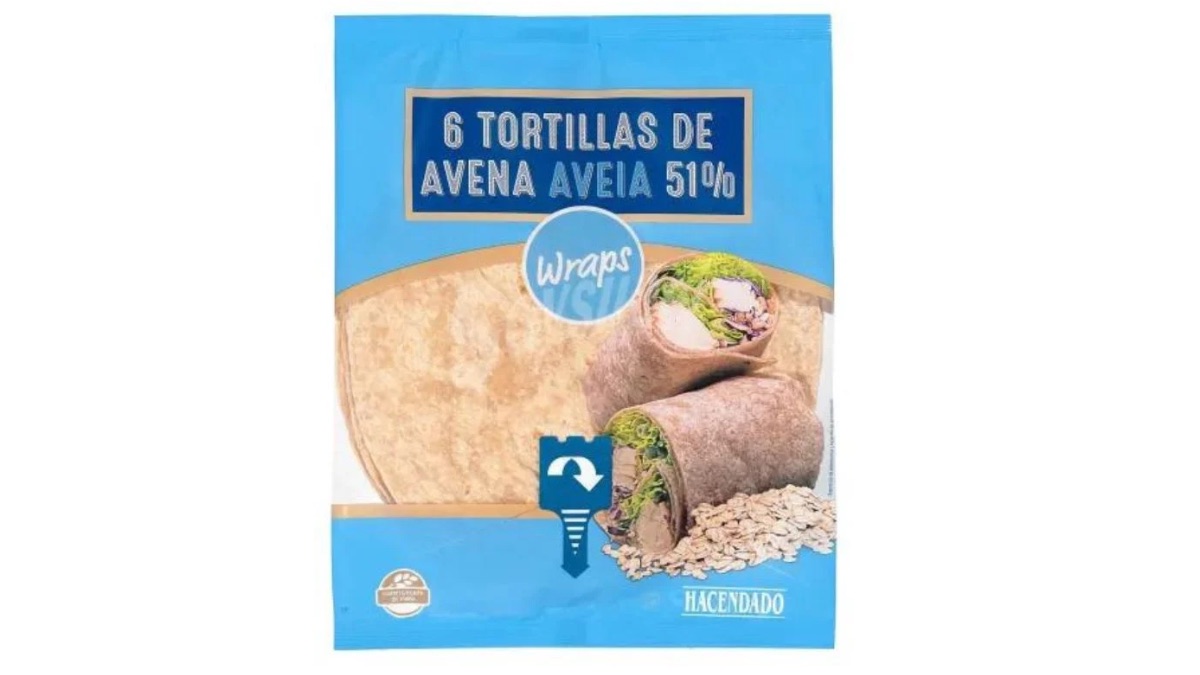 tortillas de avena de Mercadona