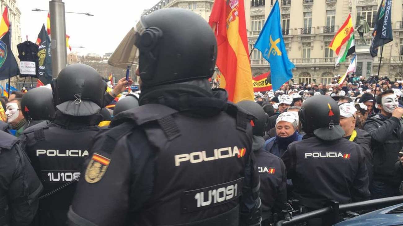 Policías y Guardias Civiles lanzan una plataforma contra la nueva ley de Seguridad Ciudadana