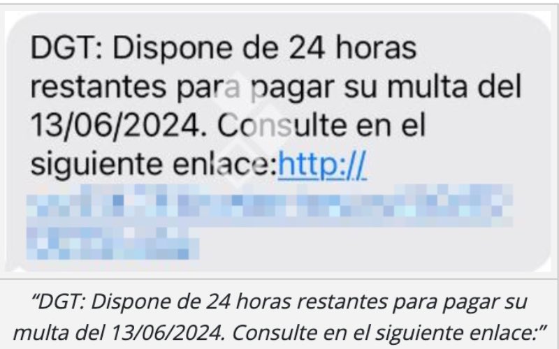 Ejemplo 2 SMS DGT