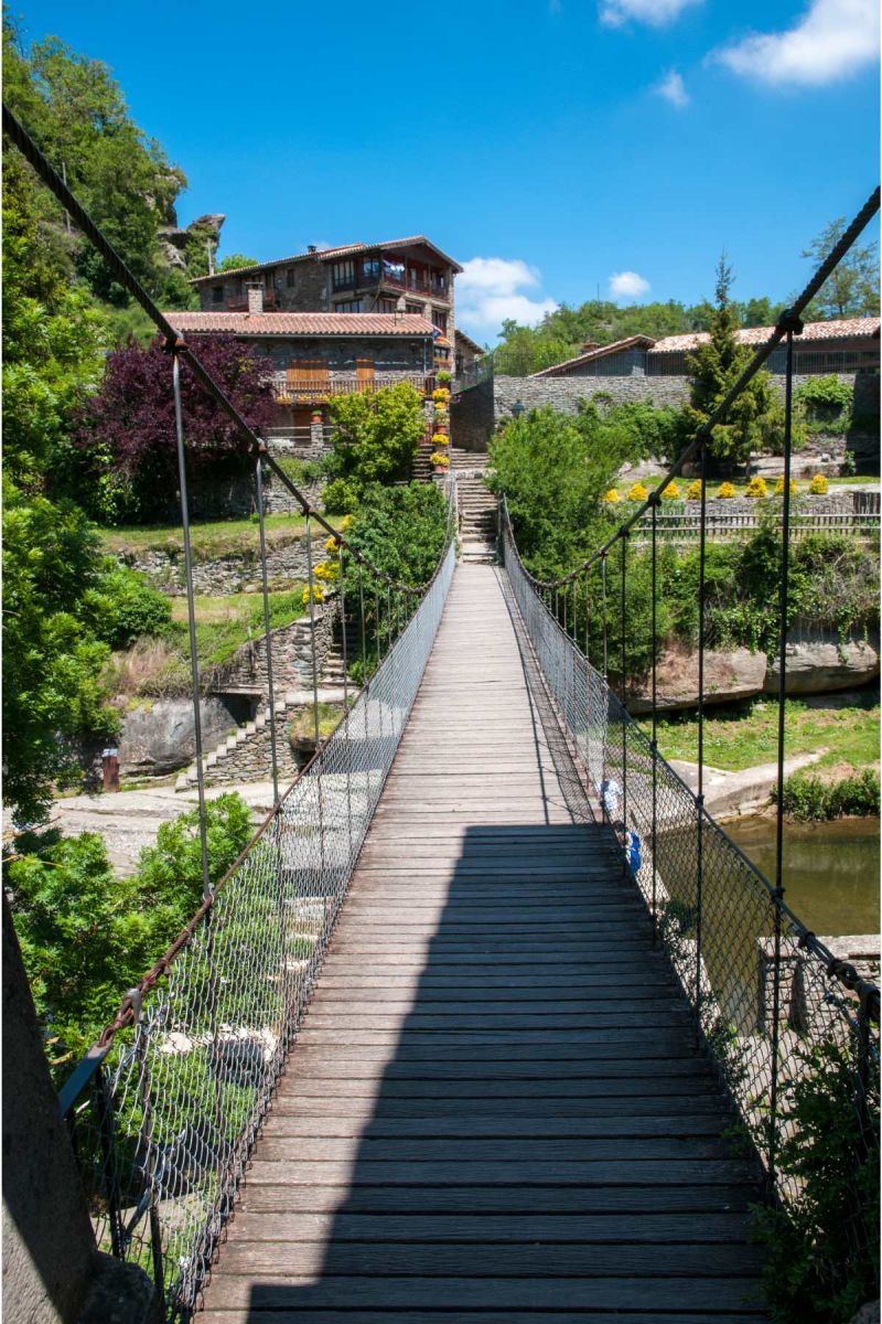 Puente colgante de Rupit