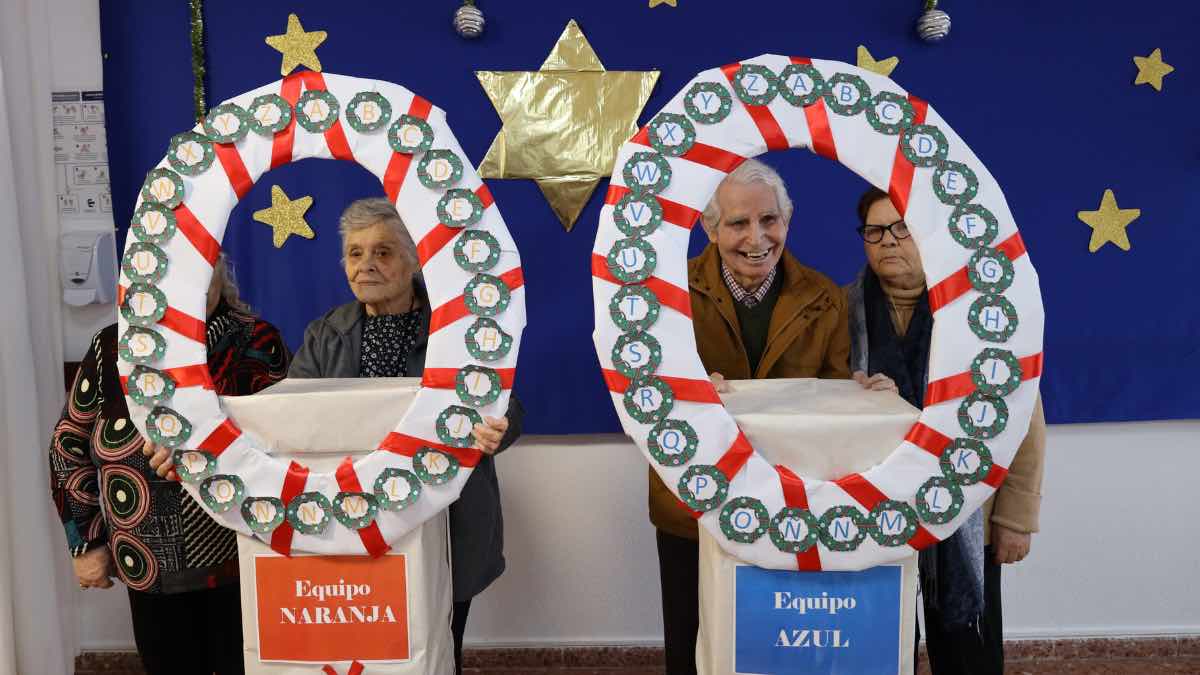 Cómo viven los ancianos la Navidad en una Residencia de Mayores