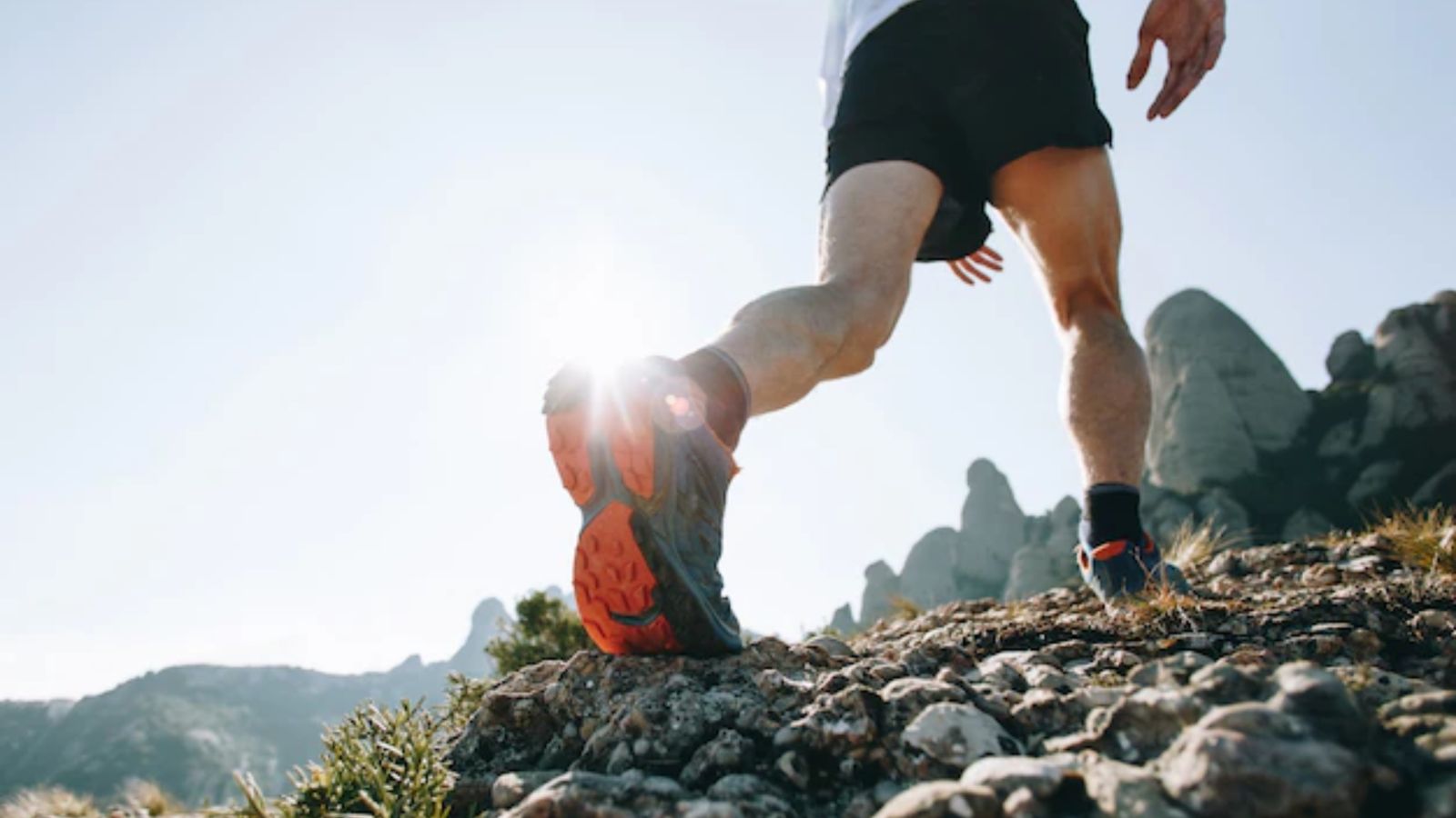 Imagen de un hombre haciendo Trail