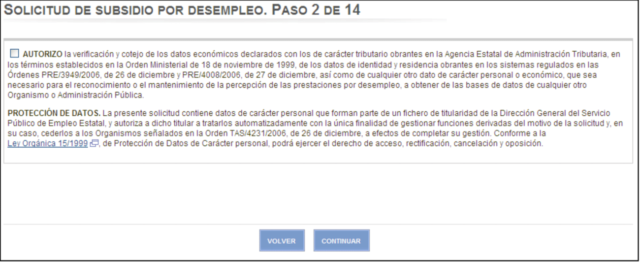 solicitar subsidio extraordinario por desempleo