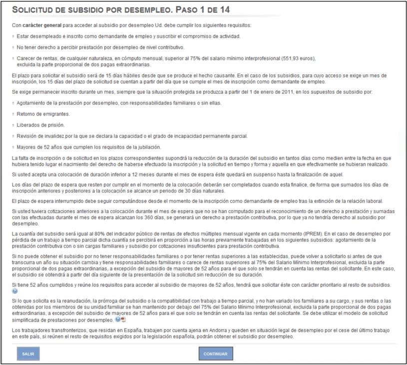 pedir prestacion por desempleo