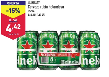 Cerveza Heineken