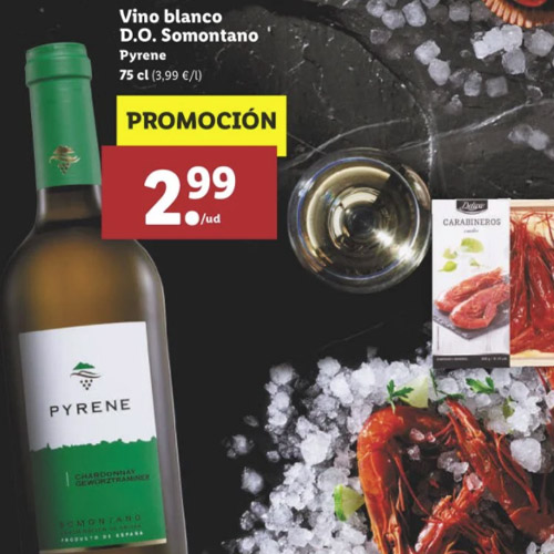 Vino blanco DO Somontano