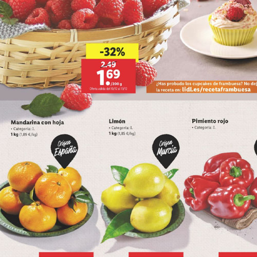 Fruta y verdura barata