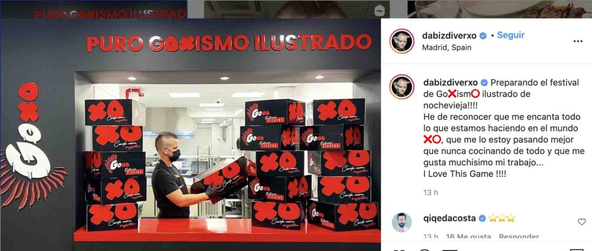 Menú Nochevieja Dabiz Muñoz