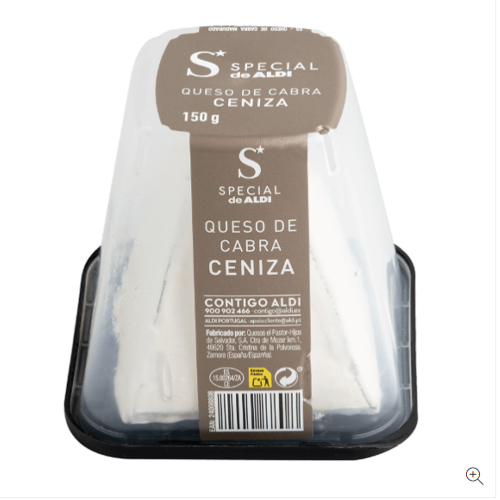 Pirámide con queso de cabra