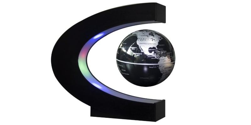 globo tierra levitación