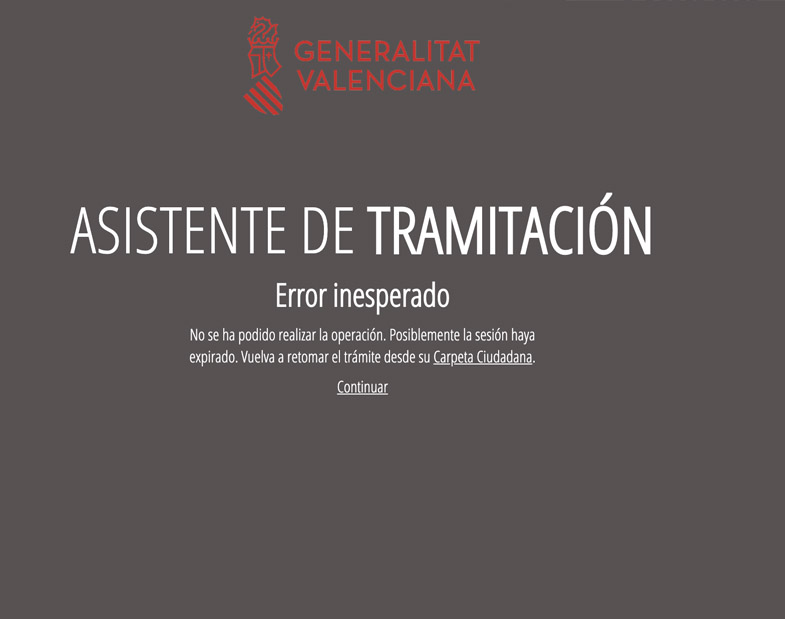 Error web Labora