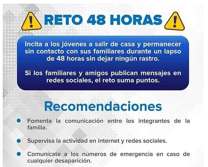 reto 48 horas recomendaciones