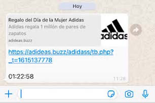 estafa por whatsapp adidas
