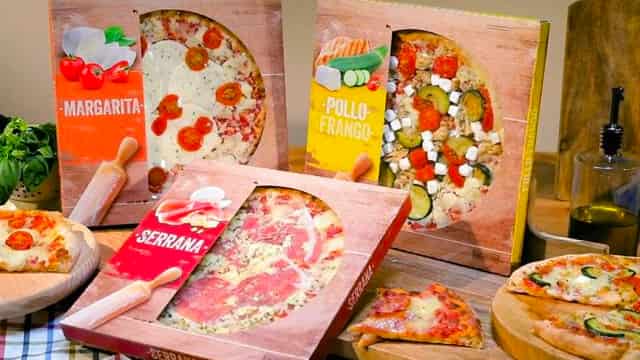 pizzas frescas con masa madre